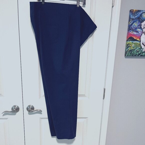 Karen Scott Pants - Karen Scott Pull On Comfort Pant Navy 3x​